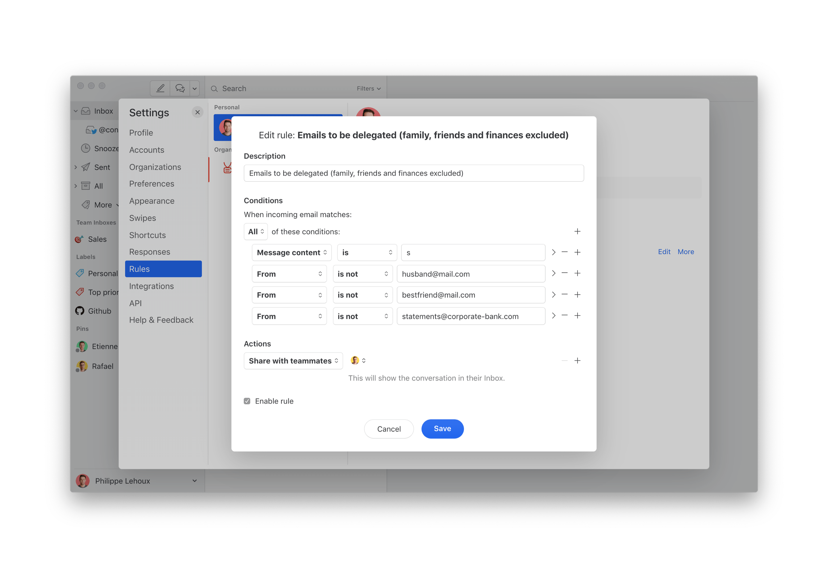 Automate your inbox